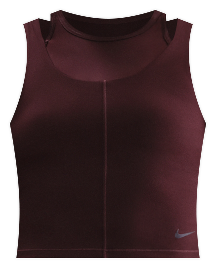 Nike One Fitted Camiseta de tirantes Dri-FIT cropped para mujer