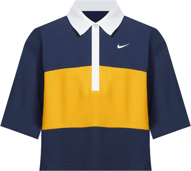 나이키 스포츠웨어 여성 오버사이즈 반팔 폴로 탑