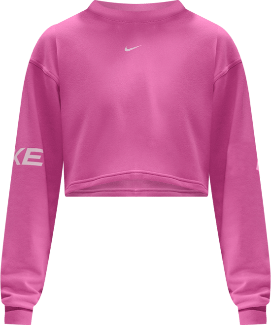 Nike Pro Women's Dri-FIT Loose Crew-Neck French Terry Sweatshirt
