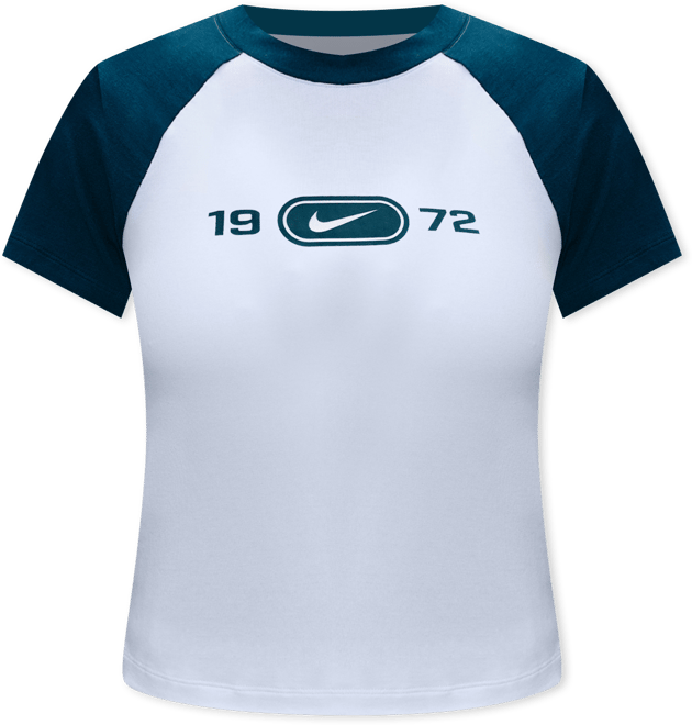 Nike Sportswear Chill Knit Slimmad t-shirt med tryck för kvinnor