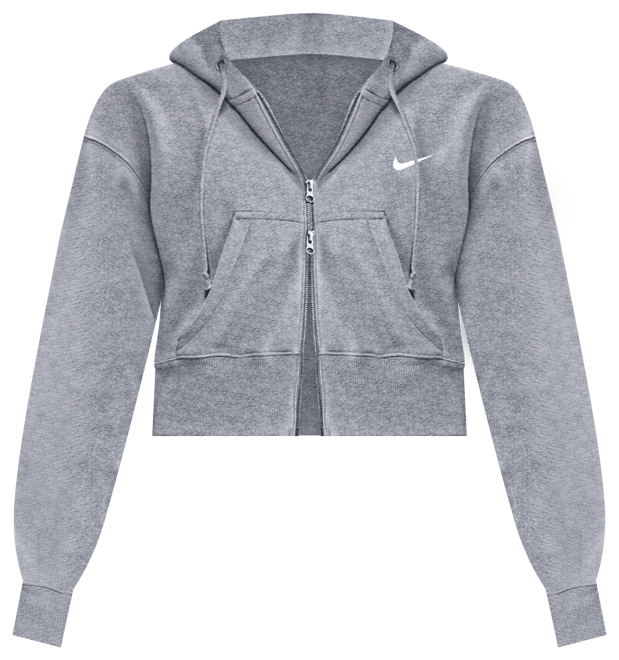 Nike Sportswear Phoenix Fleece Women's Loose Full-Zip Cropped Hoodie
