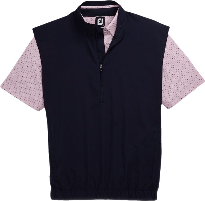 FootJoy Windshirt Golf Vest Navy Carl's Golfland