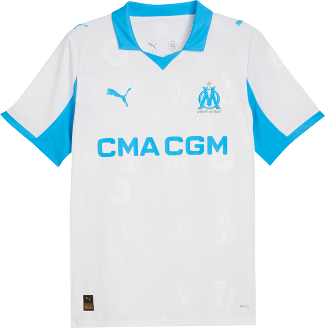 PUMA Olympique de Marseille 25/26 Home Men's Soccer Jersey