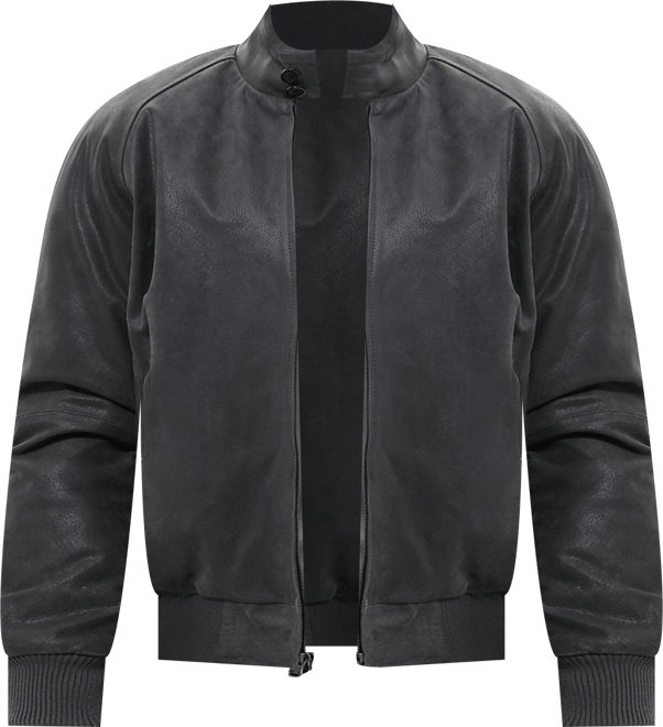 Big & Tall Men Wwii Distressed Leather Bomber Jacket