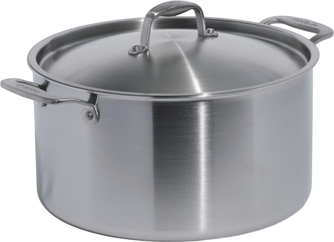 Stainless Steel Clad 12-Quart Stock Pot with Lid