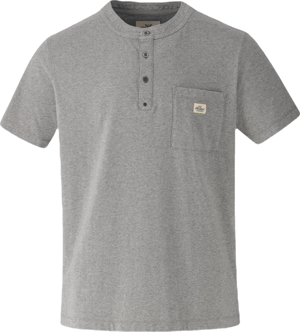 Big & Tall Vintage Wash Short Sleeve Pocket Henley