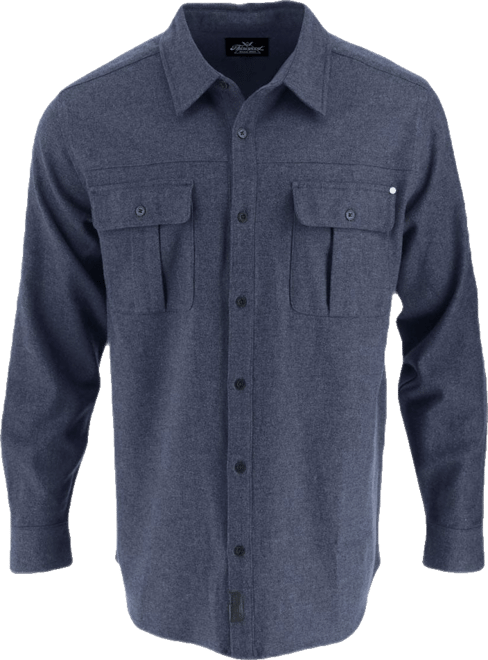 Big & Tall Heavyweight Brushed Button Up Shirt