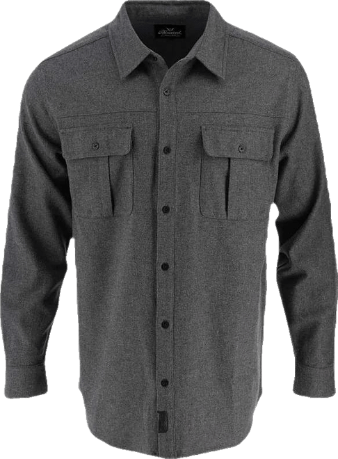 Big & Tall Heavyweight Brushed Button Up Shirt