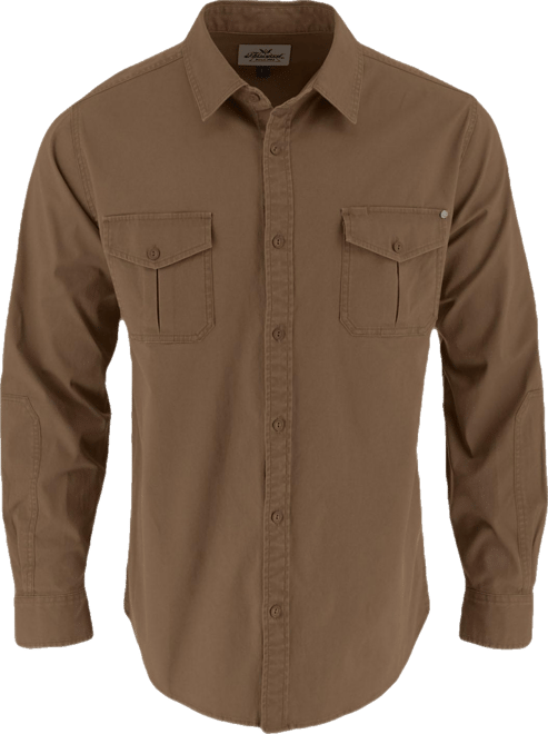 Men's Utility Stretch Shop Long Sleeve Button Down Shirt