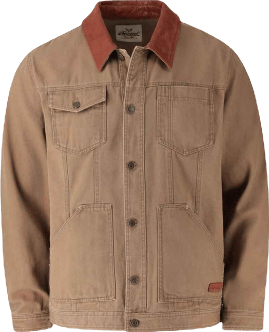 Big & Tall Men's Stone Wash Canvas Trucker Jacket