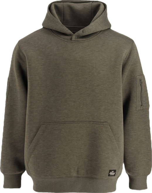 Men's Water Repellent Snap Neck Performance Pullover Hoodie