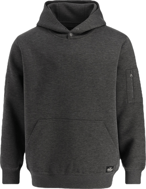 Men's Water Repellent Snap Neck Performance Pullover Hoodie