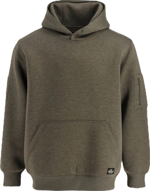 Big & Tall Water Repellent Snap Neck Performance Pullover Hoodie