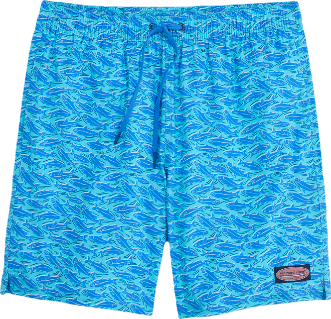 7 Inch Printed Chappy Swim Trunks