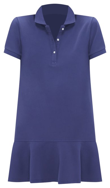 Navy Pique May Polo Dress | Tuckernuck