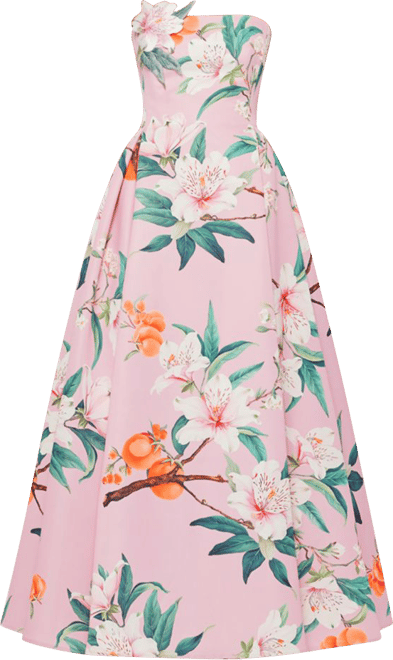 LEO LIN Nora Bustier Maxi Dress | Bloomingdale's