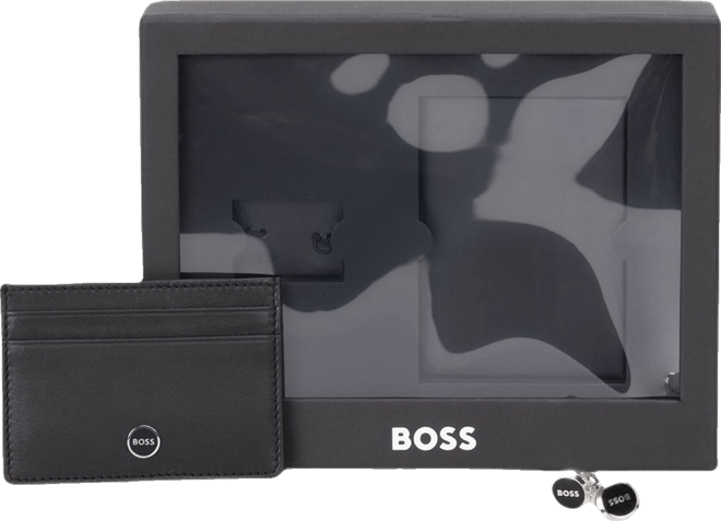 Hugo by  Men's Card Case & Cufflink Set