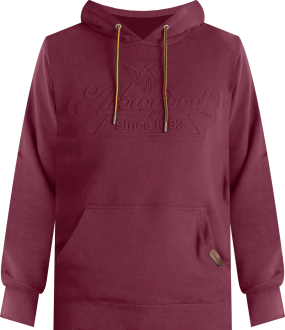 Men's Heavyweight Embossed Logo Pullover Hoodie