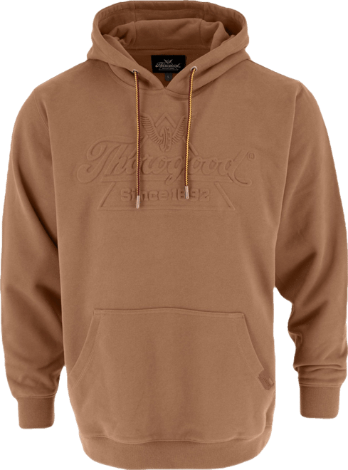 Men's Heavyweight Embossed Logo Pullover Hoodie