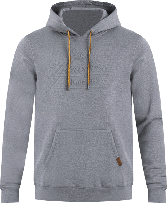 Men's Heavyweight Embossed Logo Pullover Hoodie