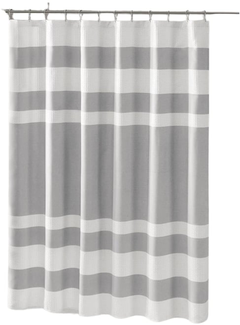Grey Shower Curtain 72x72", Shower Curtain for Bathrooms, Classic