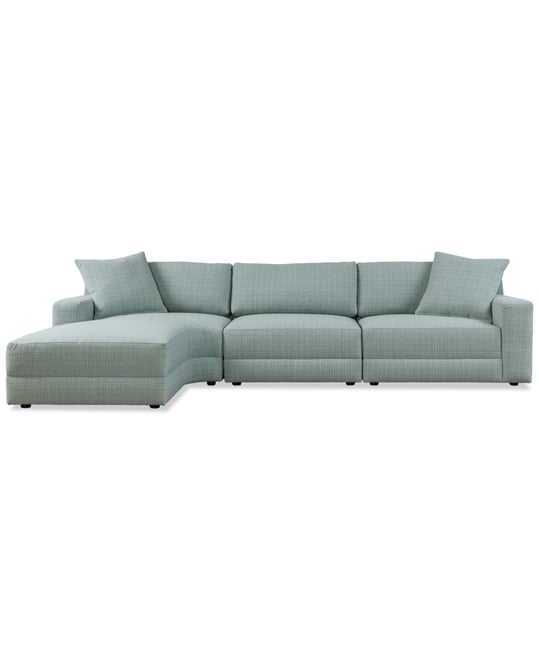 Mayela 3-Pc. Fabric Chaise Sectional, Exclusively at Macy's