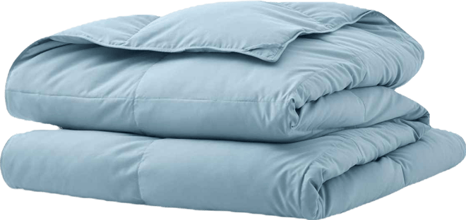 Noiseless Lightweight Goose Feather Down Comforter, California King