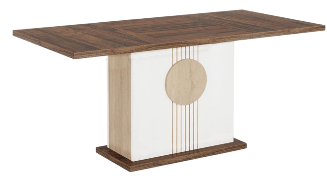 55" Rectangular Dining Table for 4 to 6 People, Dining Room & Living Room