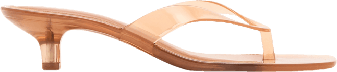 Women's Tracie-j Kitten-Heel Jelly Thong Sandals