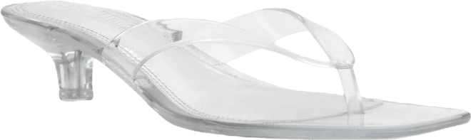 Women's Tracie-j Kitten-Heel Jelly Thong Sandals