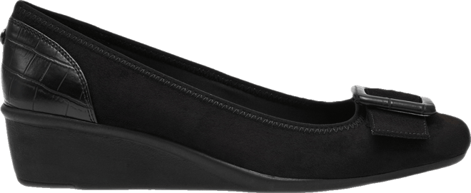 Women's Wyatt Buckle Wedge Pumps