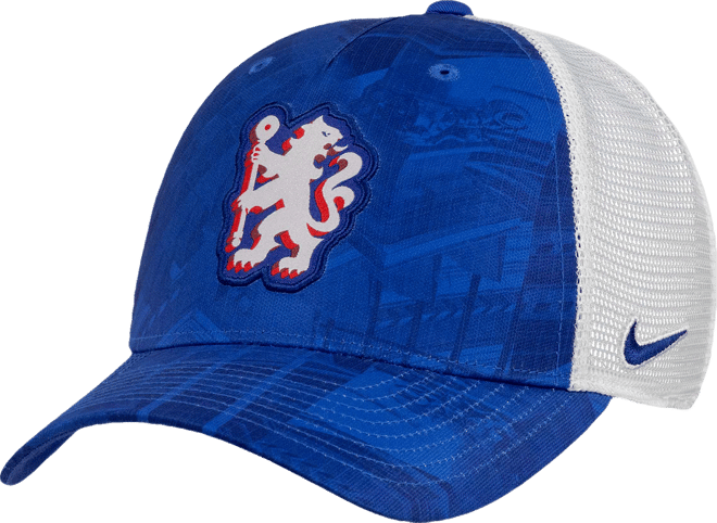 Chelsea Rise Gorra de rejilla de fútbol Nike ajustable con estructura