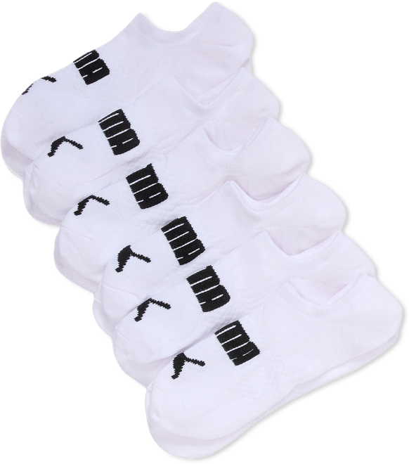 PUMA Women's No Show Socks (6 pairs)