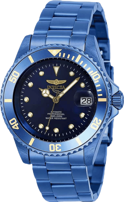 Men's 27750 Pro Diver Automatic 3 Hand Blue Dial Watch