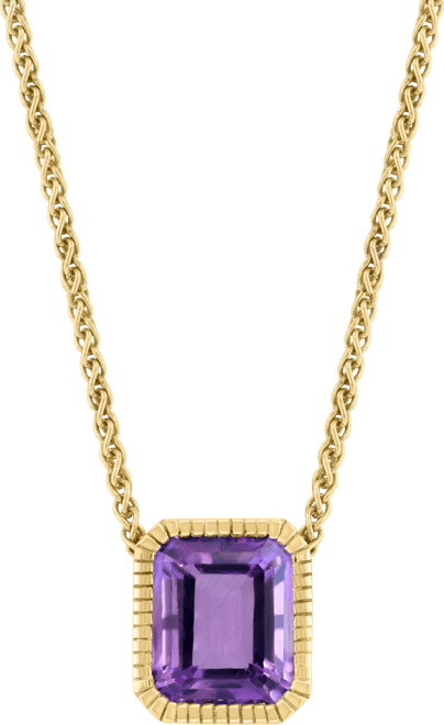 Effy Citrine Pendant Necklace (5-7/8 ct. t.w.) in 14k Gold over Silver, 17" + 1" extender (Also in Amethyst)