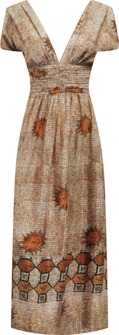 Women's Patterned Maxi Dress