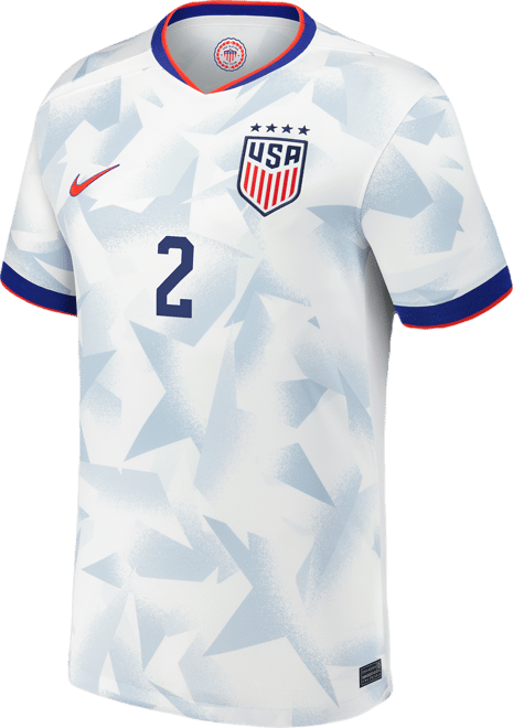 Selección nacional de futbol femenino de Estados Unidos local 2025 Stadium Trinity Rodman Jersey de futbol Nike Dri-FIT para hombre