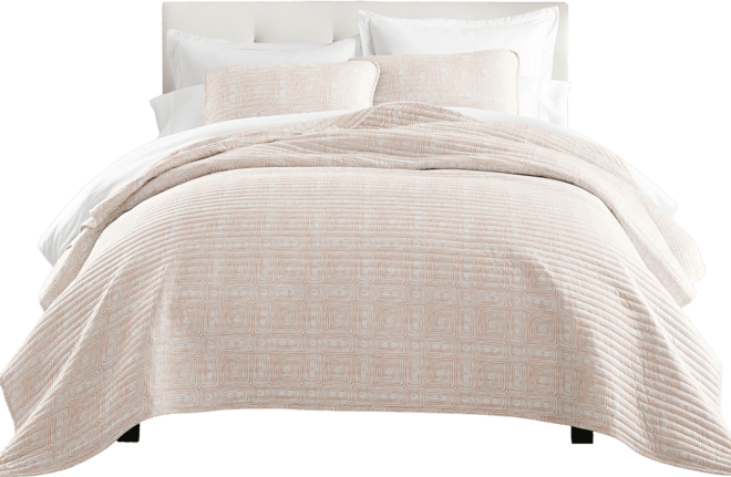 Geometric Maze Reversible 2-Pc. Quilt Set, Twin/Twin Xl