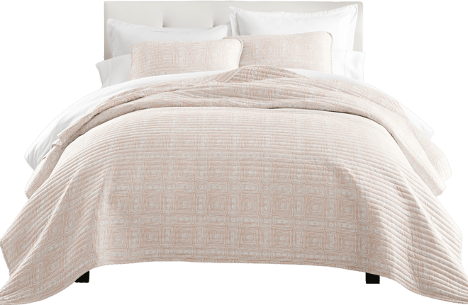 Geometric Maze Reversible 3-Pc. Quilt Set, Full/Queen