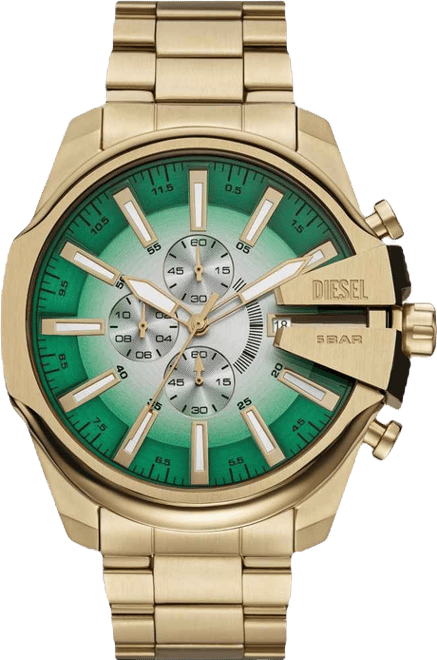 Men's Mega Chief Slim Quartz Chronograph Gold Stainless Steel Watch, 48mm