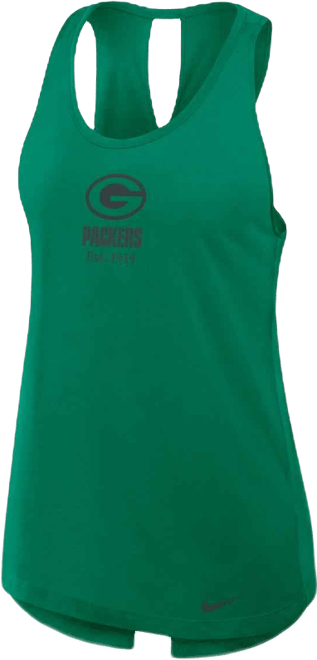 Women's Green Bay Packers Glory Crisscross Performance Tank Top