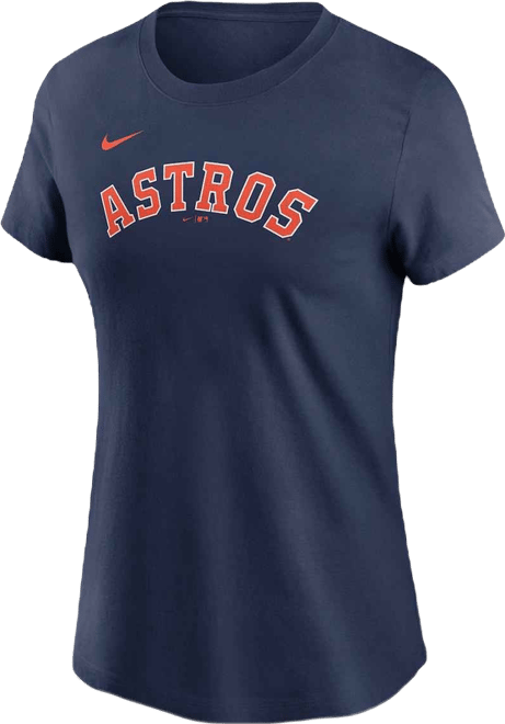 Women's Jose Altuve Navy Houston Astros Fuse Name Number T-Shirt