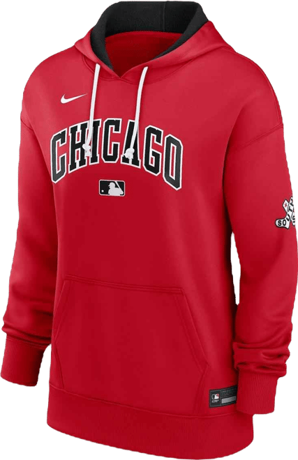 Women's Red Chicago White Sox 2025 City Connect Authentic Collection Performance Pullover Hoodie