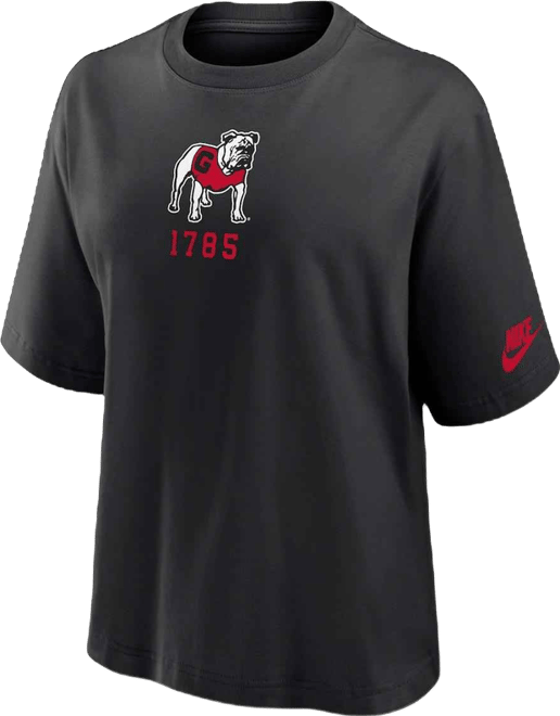 Women's Black Georgia Bulldogs Legacy Established Boxy T-Shirt
