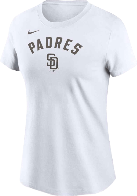 Women's White San Diego Padres Team Arch T-Shirt