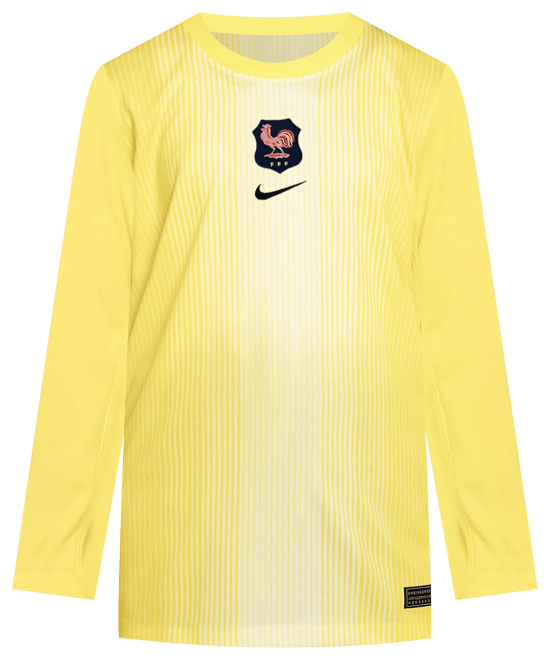 FFF 2025/26 Stadium Gardien de but Maillot de foot à manches longues Replica Nike Dri-FIT pour homme