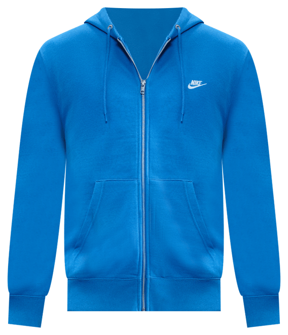 Nike Club Męska rozpinana bluza dzianinowa z kapturem