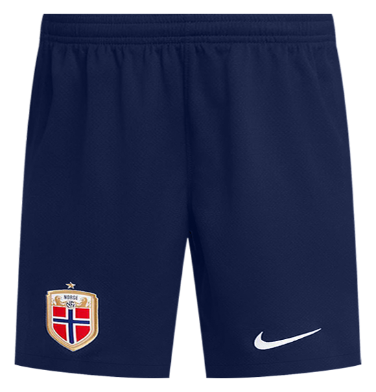 Norge 2025/26 Stadium Home Nike Dri-FIT Replica-fodboldshorts til kvinder