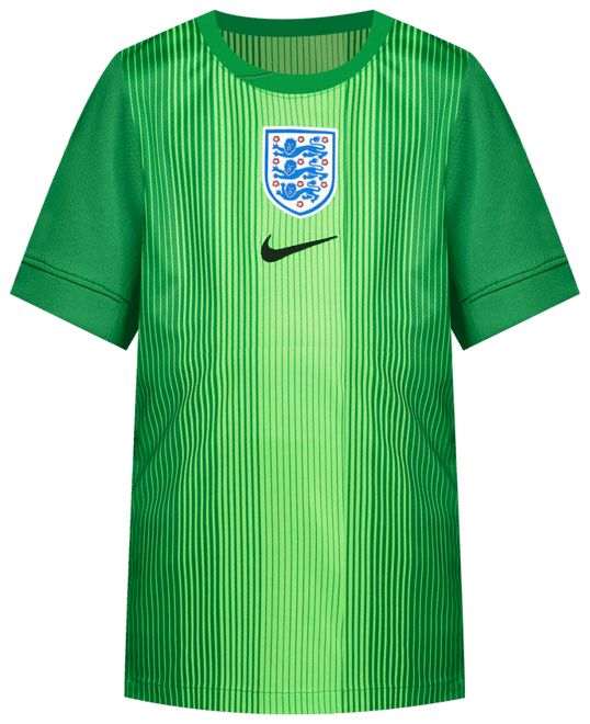 England 2025/26 Stadium Goalkeeper Men's Nike Dri-FIT Football Replica Short-Sleeve Shirt