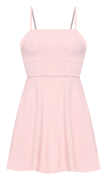 B. Smart Womens Sleeveless Fit + Flare Dress Juniors